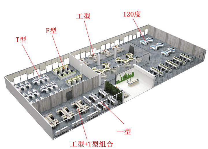 屏風(fēng)辦公桌樣式
